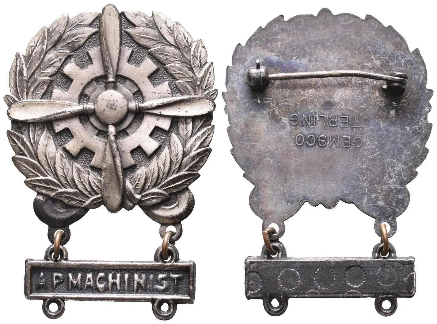USA, Stříbrný Odznak leteckého mechanika