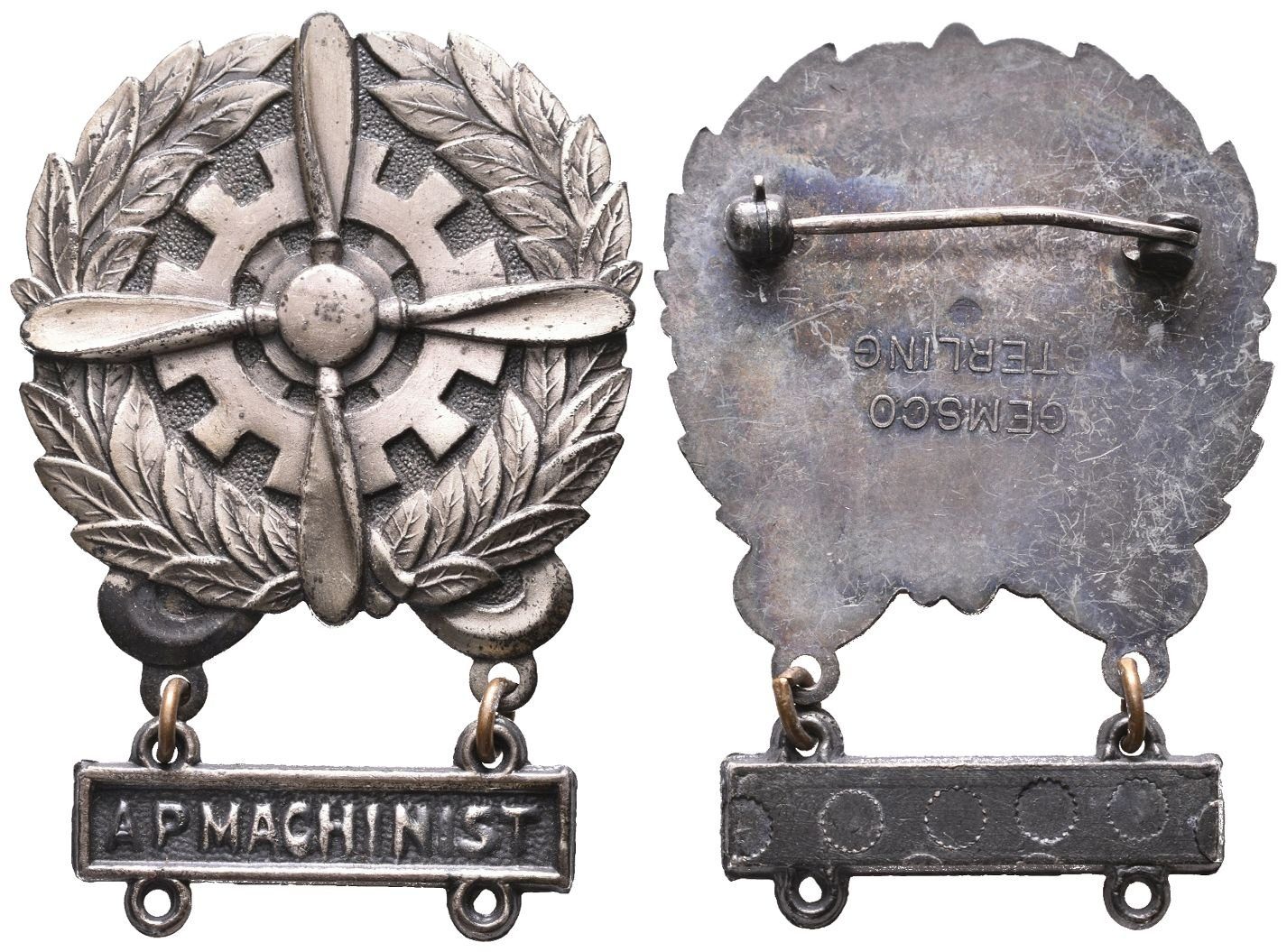 USA, Stříbrný Odznak leteckého mechanika