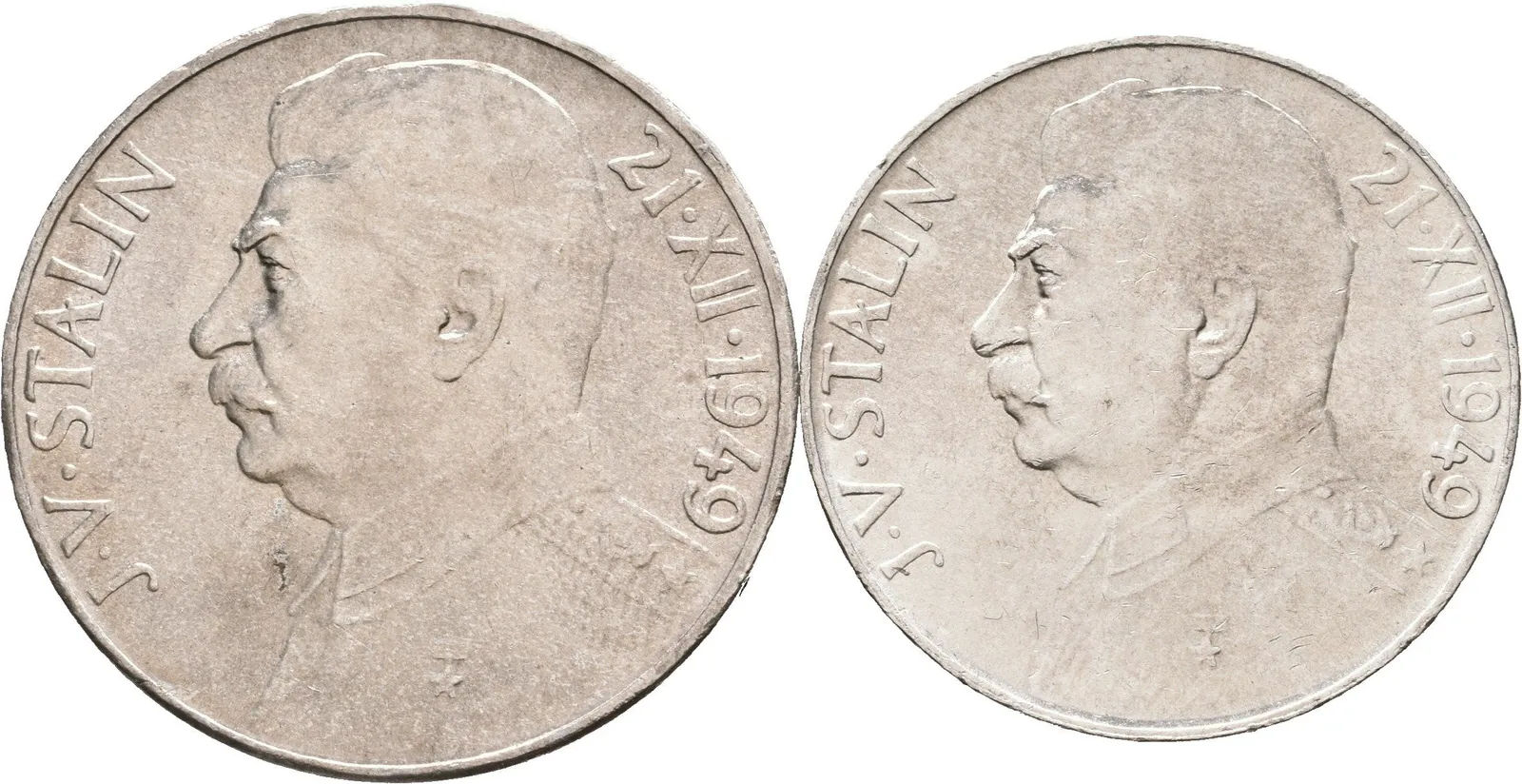 100 Kčs 1949 a 50 Kčs 1949 - J. V. Stalin_2 ks — 1