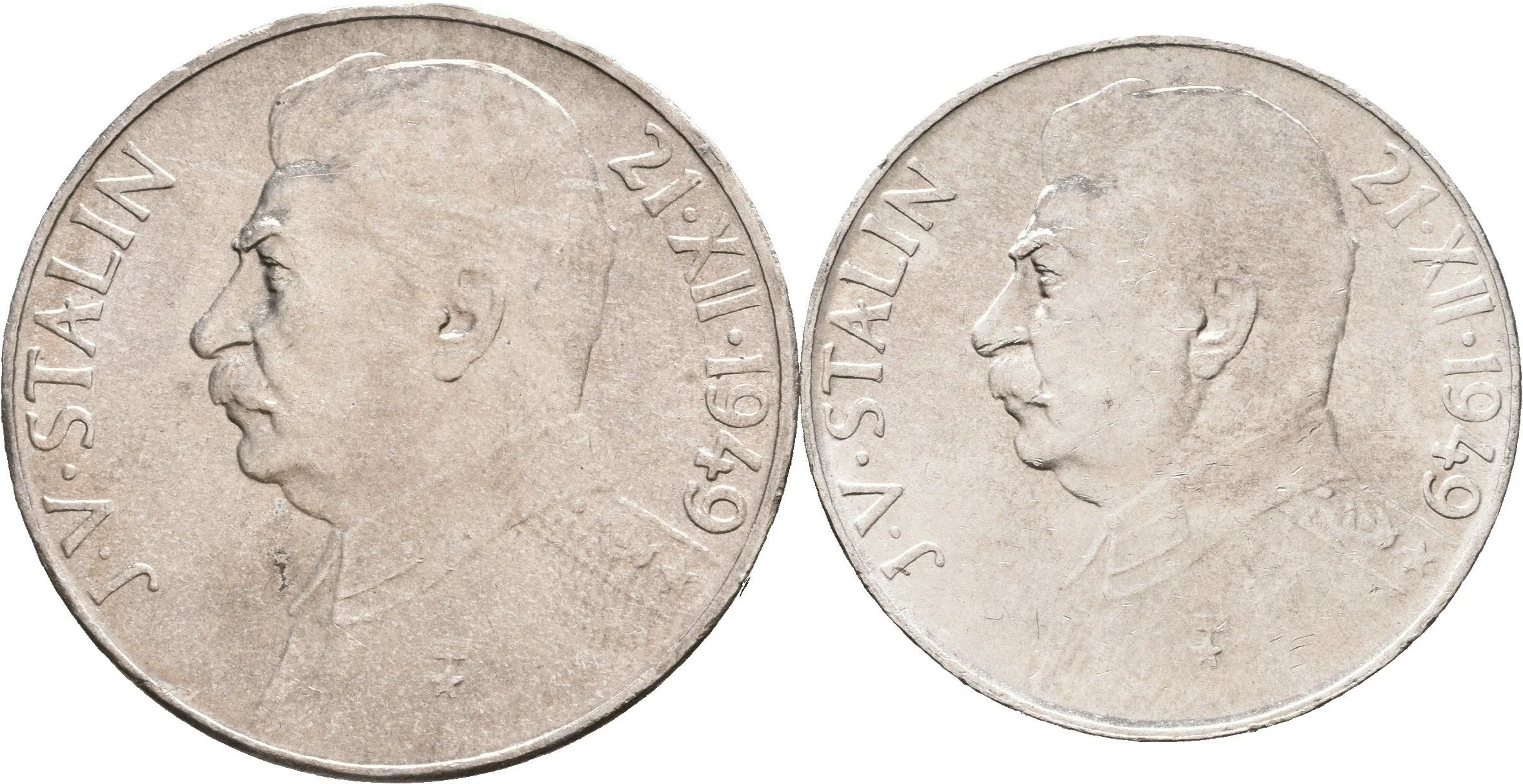 100 Kčs 1949 a 50 Kčs 1949 - J. V. Stalin_2 ks — 1