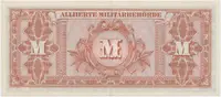 Okupační poukázky Allierte, 20 Mark 1944, tisk SSSR, 8-místný číslovač, Hej.AM5d - fotografie 2