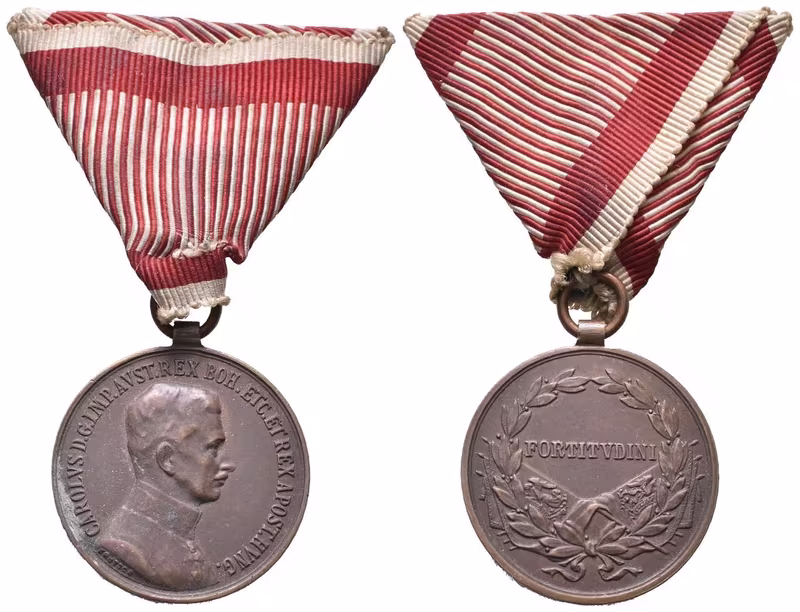 Medaile za statečnost, bronzová