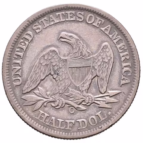 1/2 Dollar 1859 O, KM.A68, pěkná zachovalost, tmavá patina, zbytky lesku,