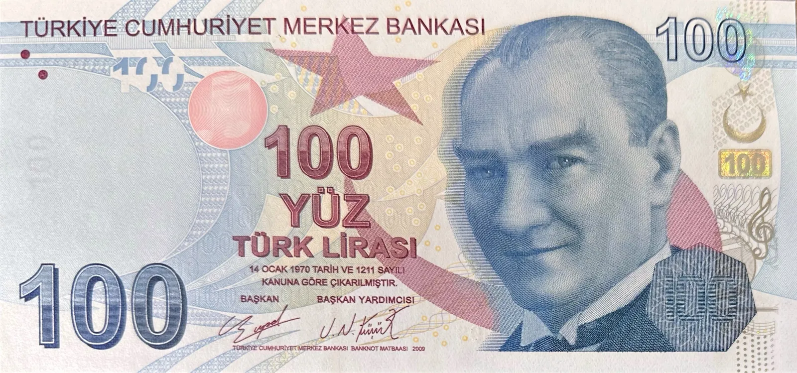 Turecko, 100 Lira (2009), P.226a