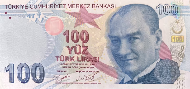 Turecko, 100 Lira (2009), P.226a