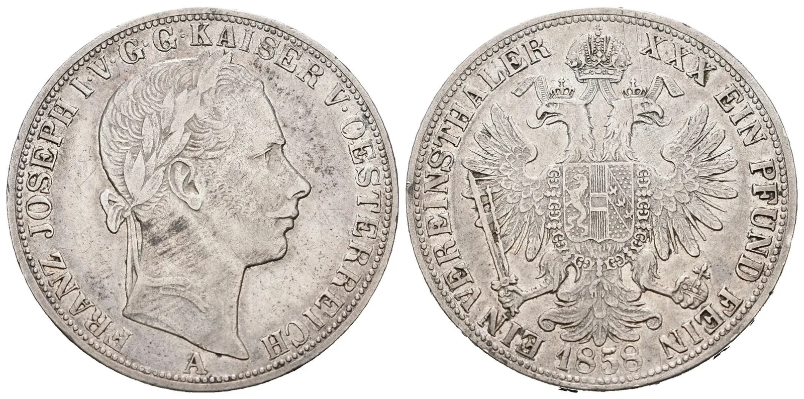 Tolar spolkový 1858 A