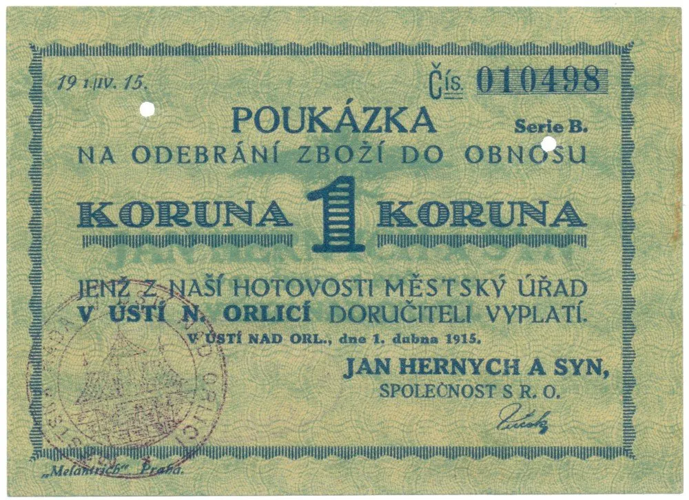Nouzovky české od roku 1914 — 1