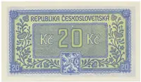 20 Koruna b.d. (1945), různé série, Hej.72a.S1 - fotografie 2