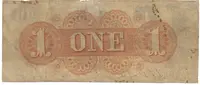 USA, Georgia, Savannah, The Planters Bank, 1 Dollar 1. 1. 1854 - fotografie 2