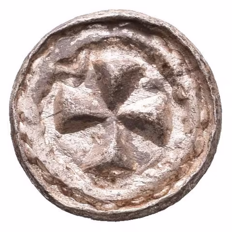 Denár (Sachsenpfennig/Randpfennig), minc. Halle?, pod. Mol D 4:1/2,