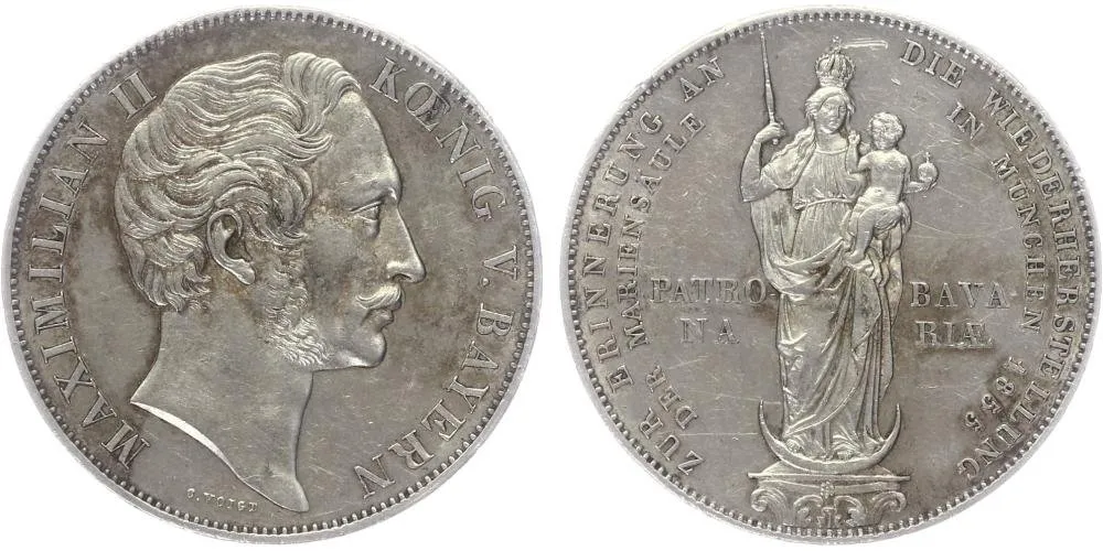 Bavorsko, Maximilian II., 1848 - 1864 — 1