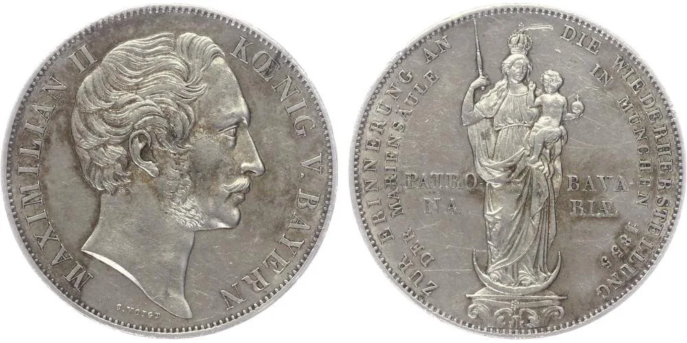 Bavorsko, Maximilian II., 1848 - 1864 — 1