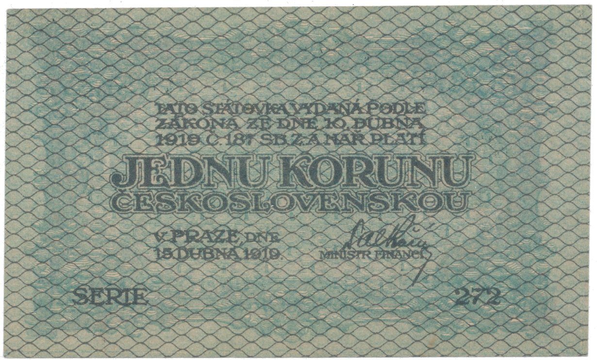 1 Koruna 1919, Hej.7