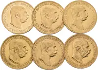 10 Koruna 1909, 1910, 1911