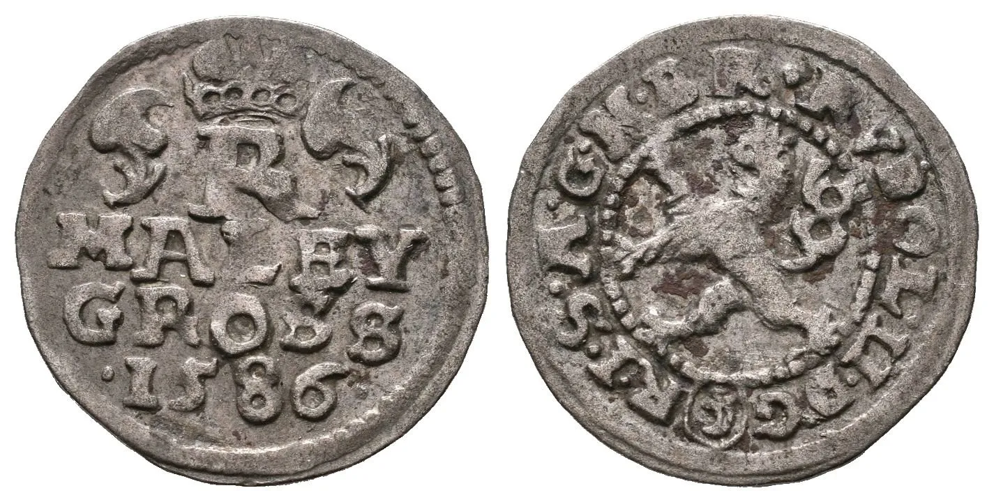 Malý groš 1586, Rudolf II.