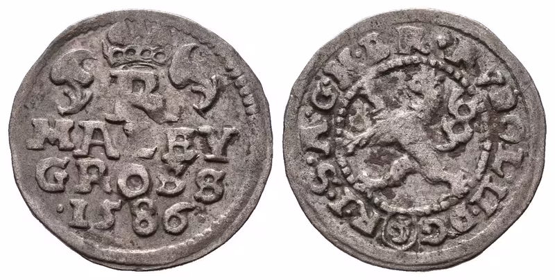 Malý groš 1586, Rudolf II.