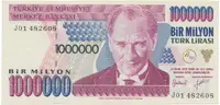 Turecko, 1.000.000 Lira (1995), P.209