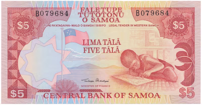 Samoa, 5 Tala (1985), P.26a