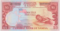 Samoa, 5 Tala (1985), P.26a