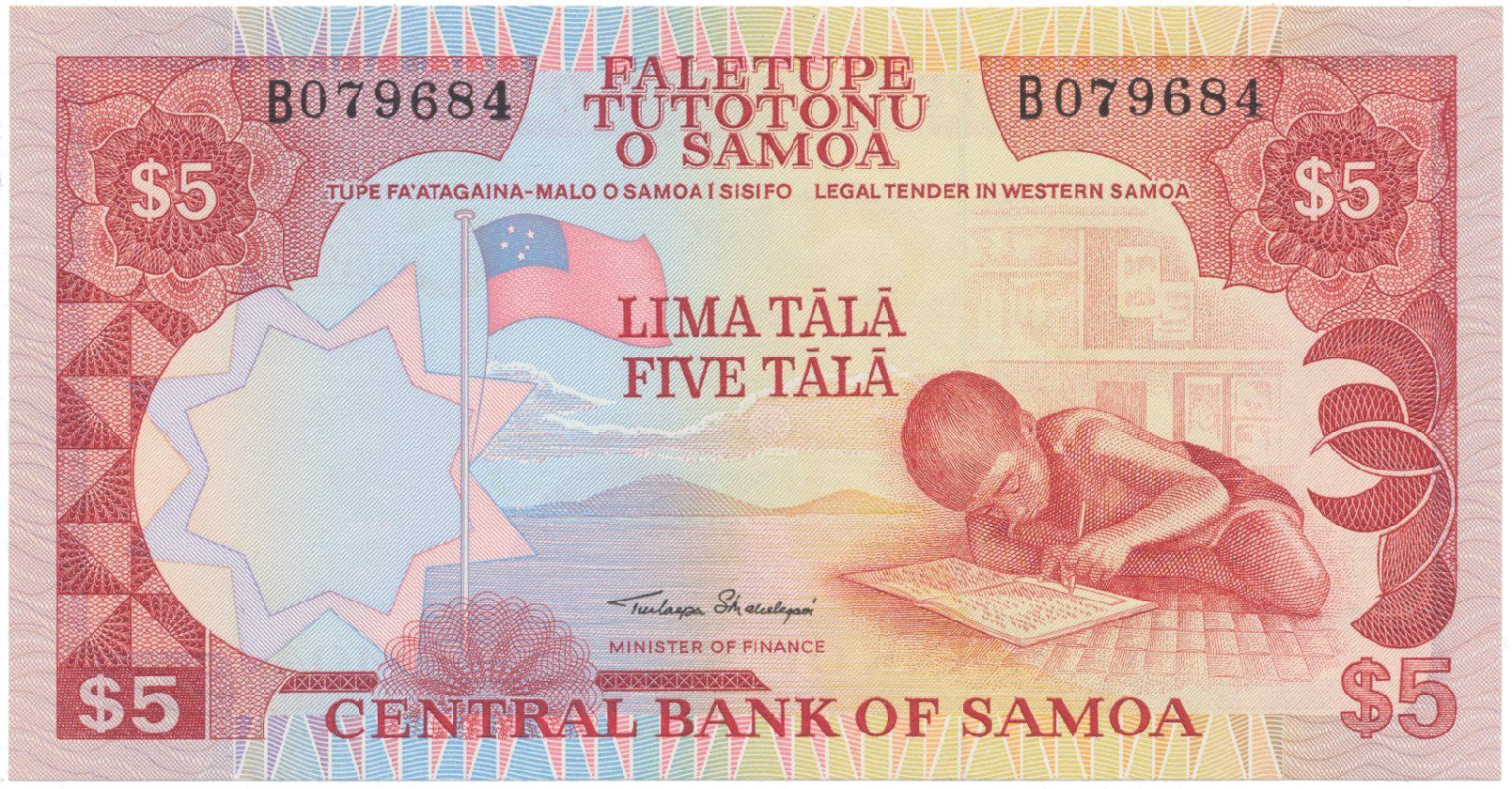 Samoa, 5 Tala (1985), P.26a