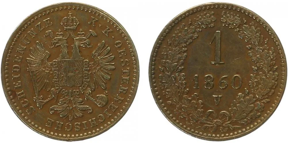 Rakouská a spolková měna, 1857 - 1892 — 1