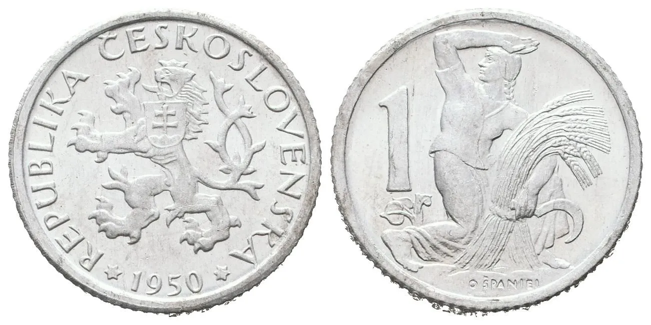 1 Koruna 1950