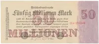 Německo, 50 Millionen Mark 1923, Ro.97b