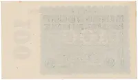 Německo, 100 Millionen Mark 1923, Kreuzblütten, Ro.106e - fotografie 2