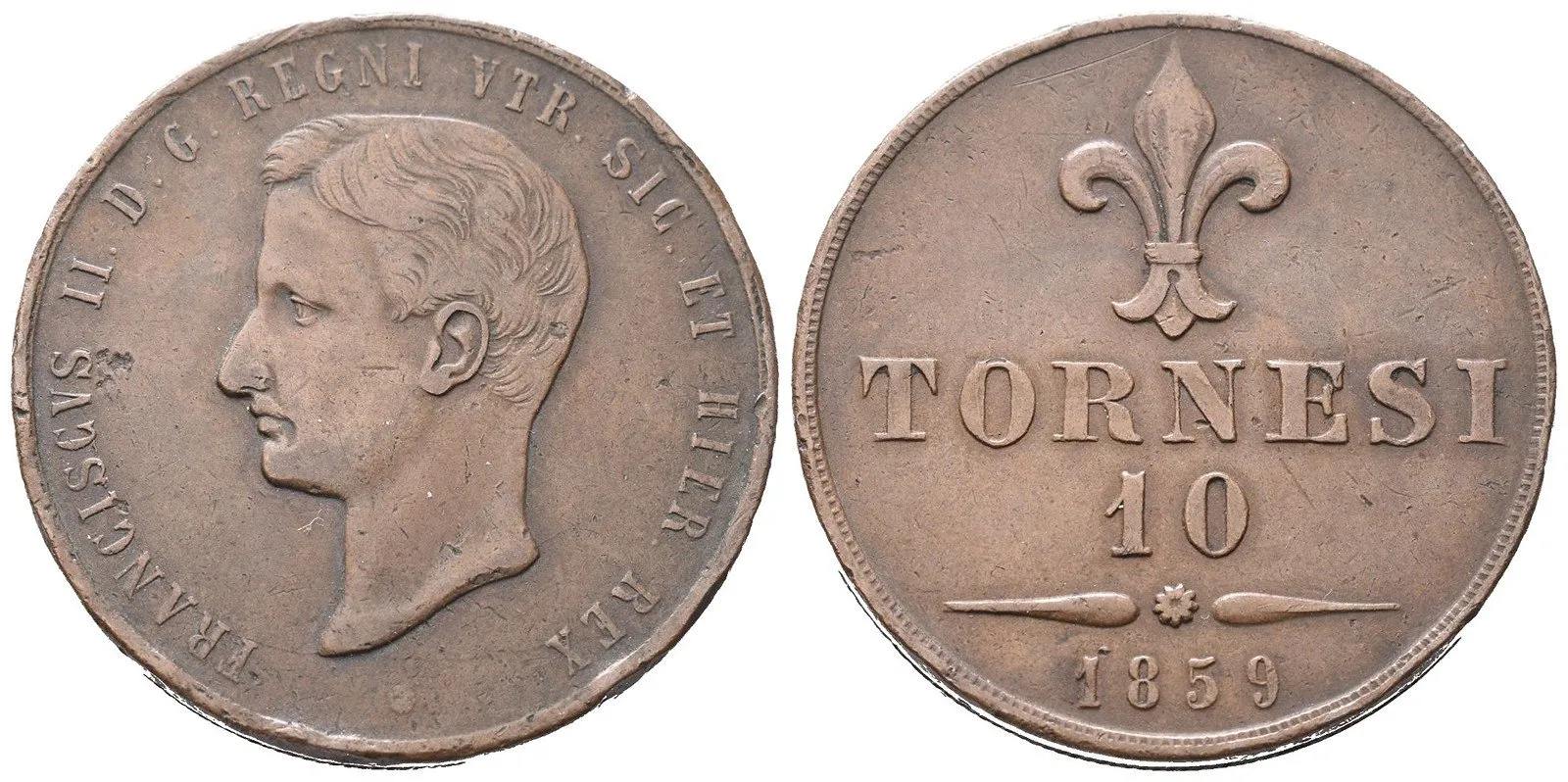 Itálie - Neapol a Sicilie, František II., 1859 - 1861 — 1