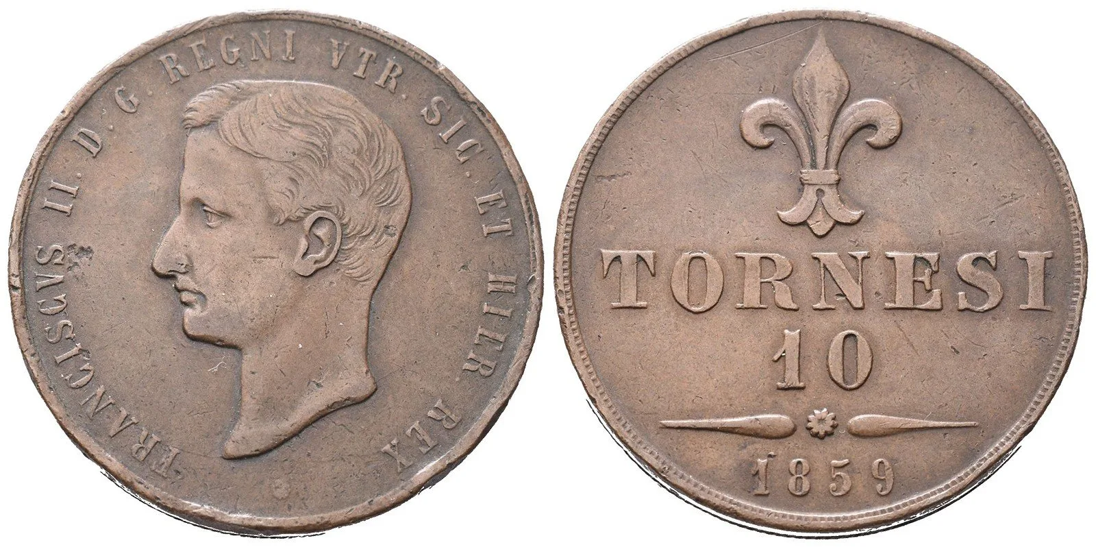 Itálie - Neapol a Sicilie, František II., 1859 - 1861 — 1