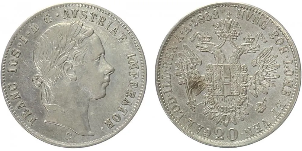 Konvenční měna, 1848 - 1857 — 1