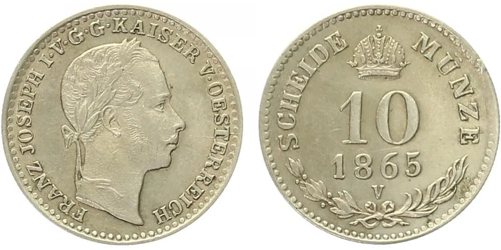 Rakouská a spolková měna, 1857 - 1892 — 1