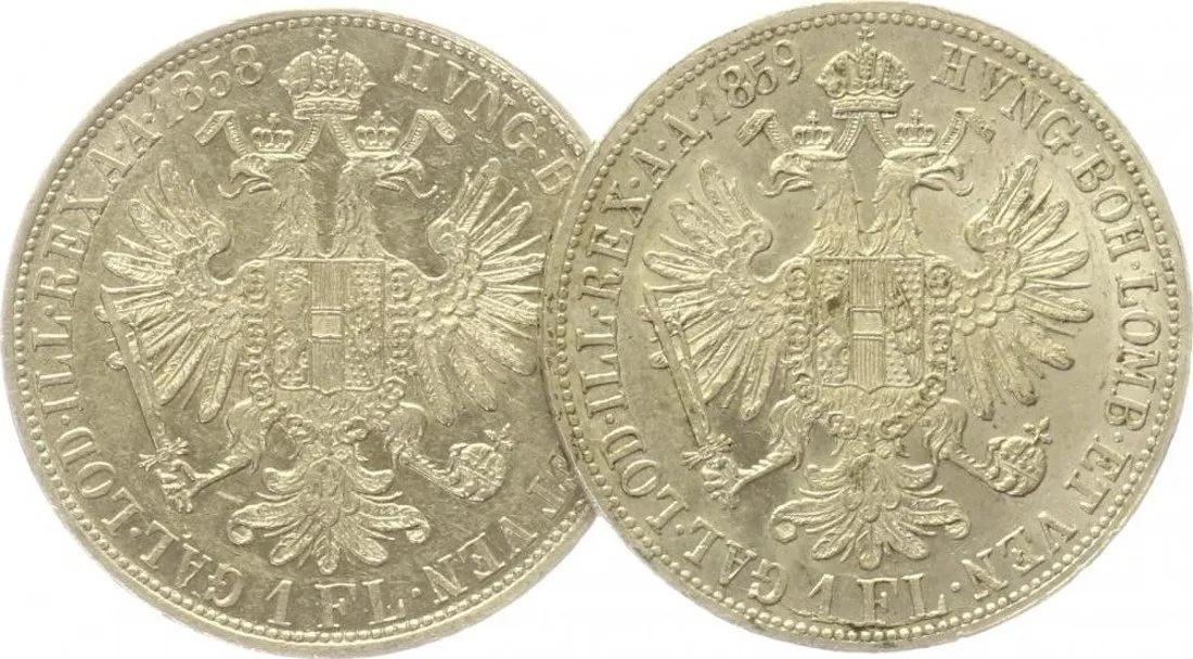 Rakouská a spolková měna, 1857 - 1892 — 1