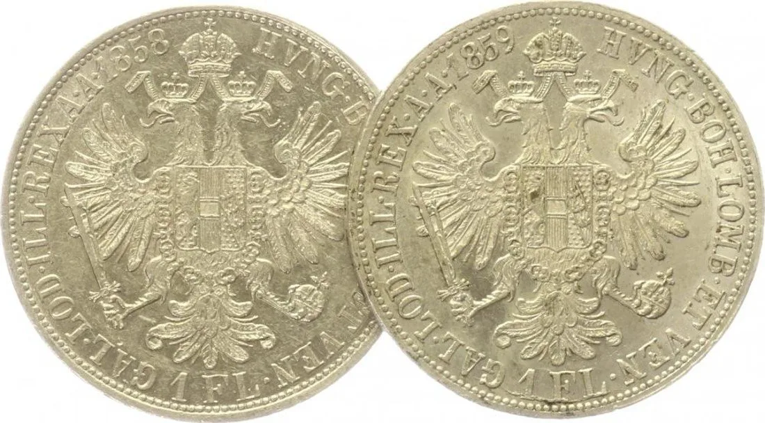 Rakouská a spolková měna, 1857 - 1892 — 1