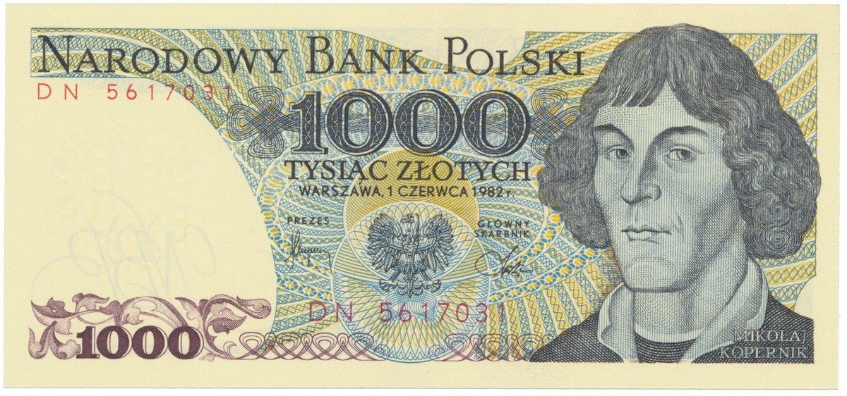 Polsko, 1000 Zlotych 1982, P.146c