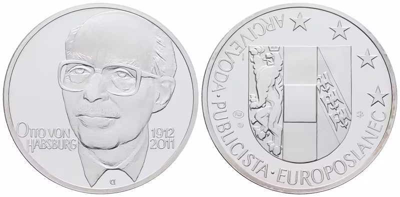 AR Medaile b.l. (2012) - Otto von Habsburg - 100. výročí narození
