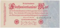 Německo, 500 000 Mark 1923, Ro.91a