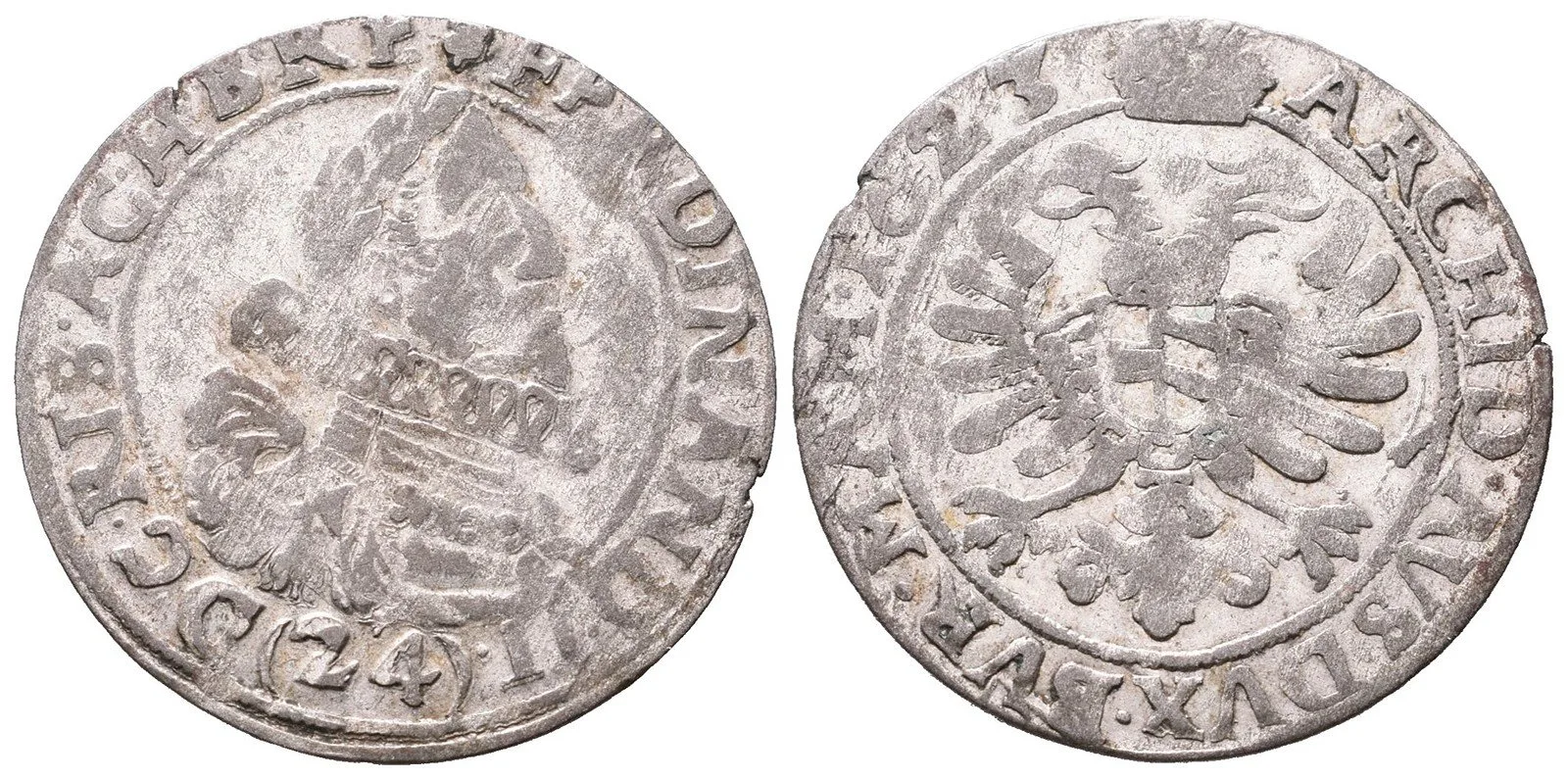 Ferdinand II., 1619 - 1637 (Mince kiprová) — 1