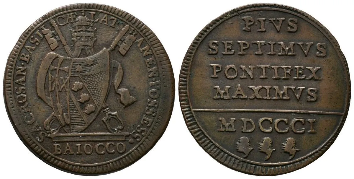 Vatikán, Pius VII., 1800 - 1823 — 1