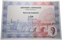 AR Medaile b.l. (2013) - Pierre de Coubertin - 150. výročí narození - fotografie 2
