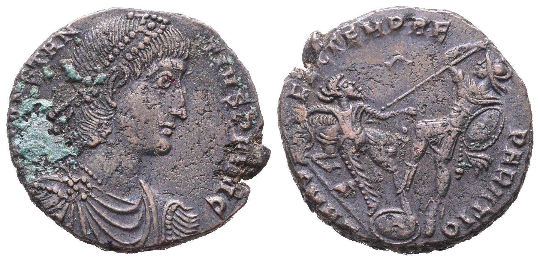 Constantius II., centenionalis, Heraclea, RIC VIII 90