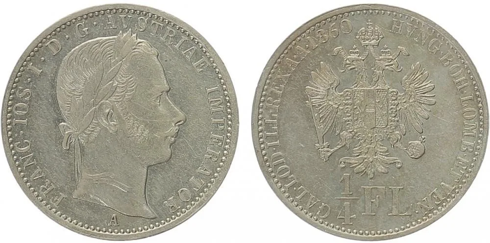 Rakouská a spolková měna, 1857 - 1892 — 1