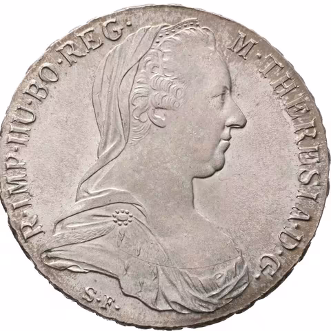 Tolar 1780 SF, novoražba, lesk, patina_2 ks