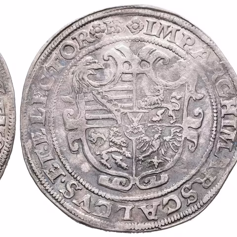 1/2 Tolar 1561 HB, Dresden, Keilitz/Kahnt.85, pěkná zachovalost, patina, zbytky lesku,