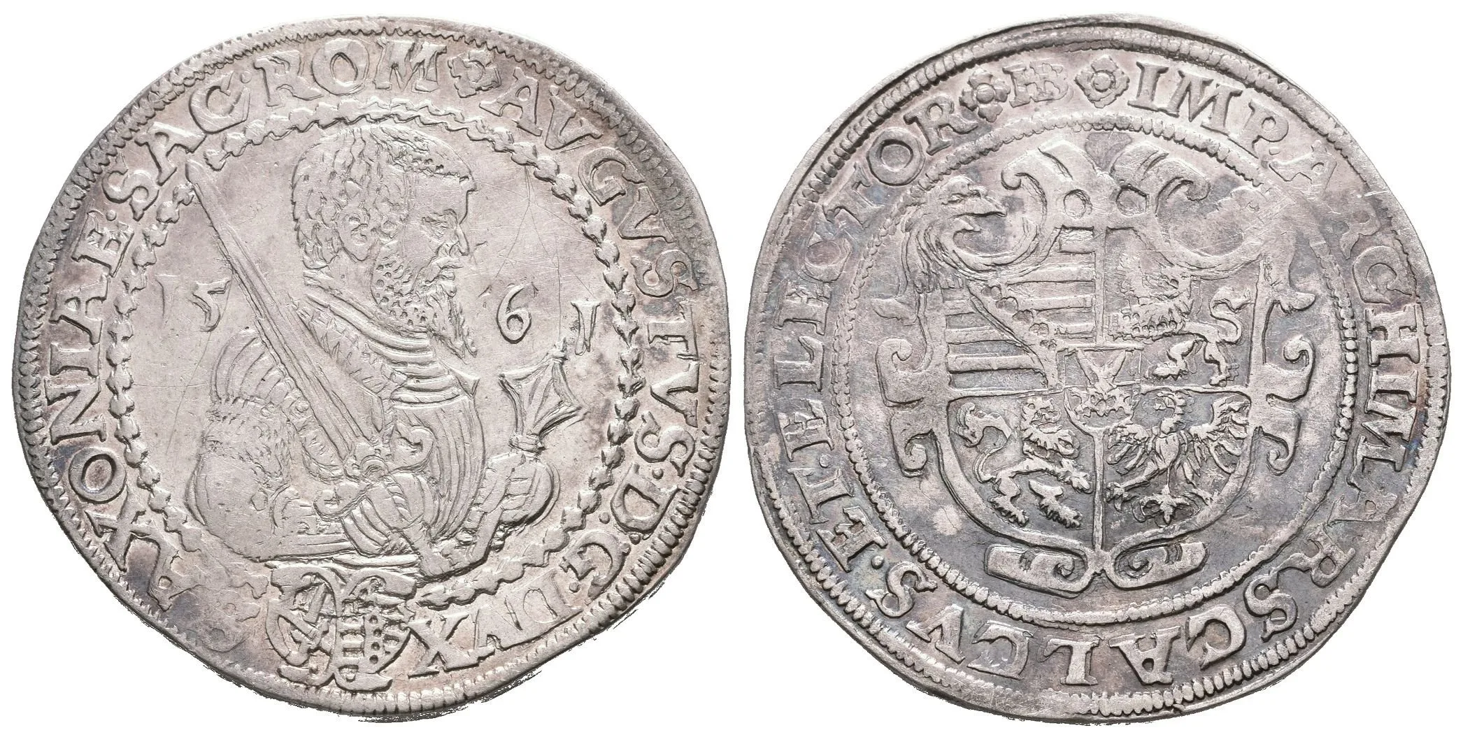 1/2 Tolar 1561 HB, Dresden, Keilitz/Kahnt.85, pěkná zachovalost, patina, zbytky lesku, — 1