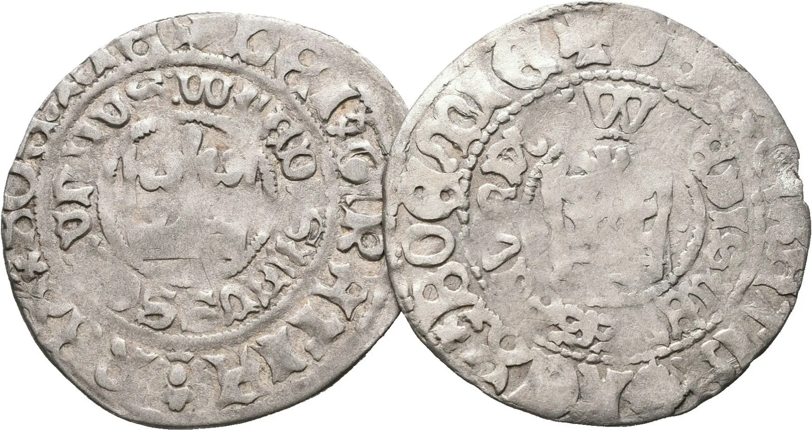 Vladislav II. Jagellonský, Pražský groš, 2 ks