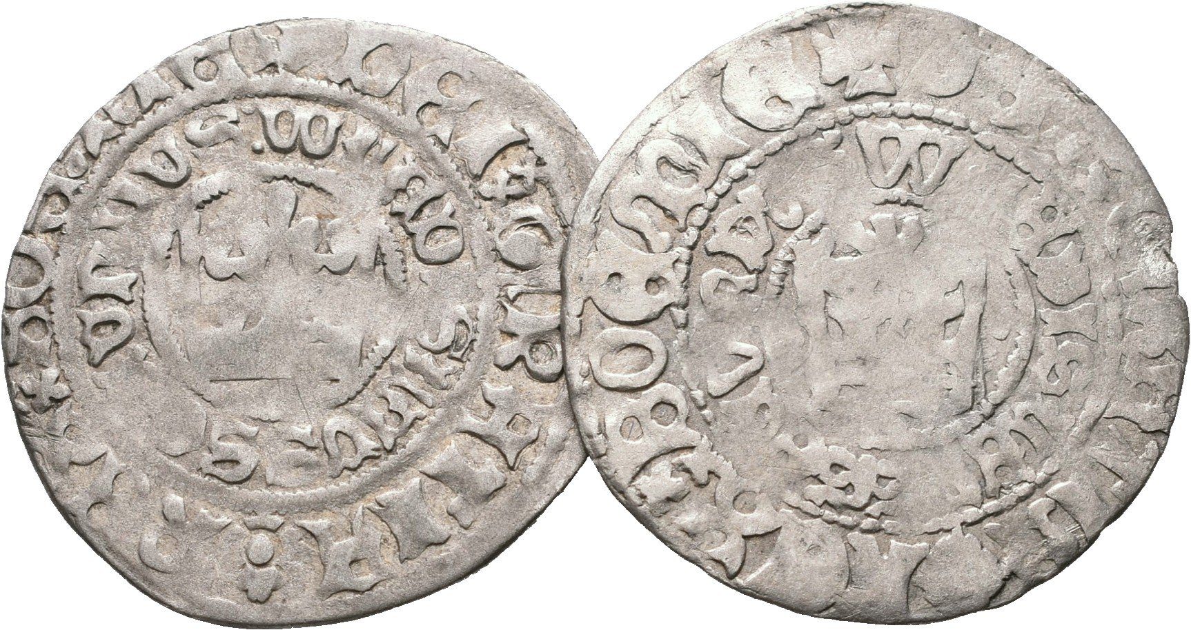 Vladislav II. Jagellonský, Pražský groš, 2 ks