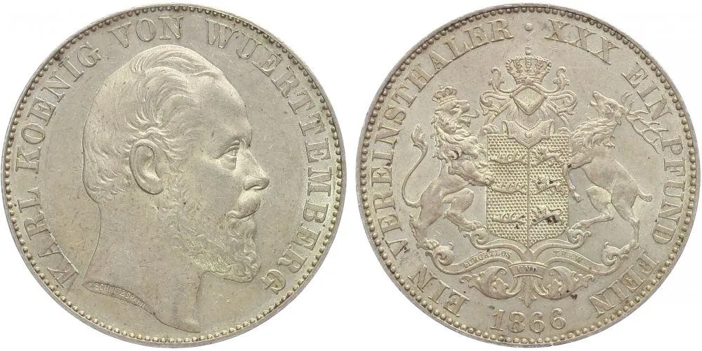 Württemberg, Karl, 1864 - 1891 — 1