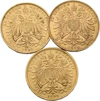 20 Koruna 1893, 1894, 1898 - fotografie 2