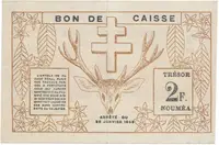 Nová Kaledonie, 2 Francs / 29. 3. 1943, P.56 - fotografie 2